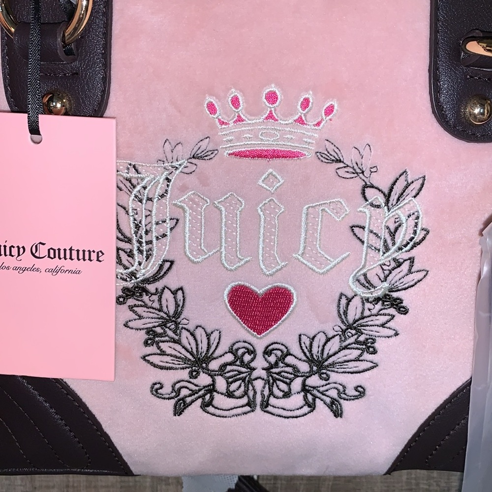 Juicy Couture Pink Diamond Heritage Satchel - Picture 9 of 9